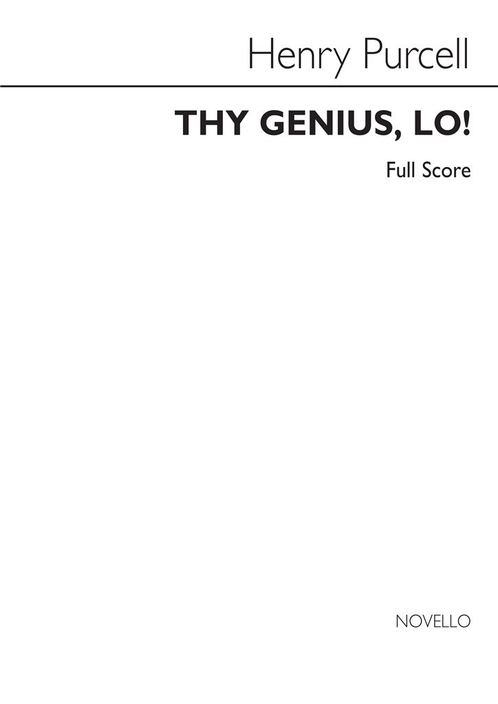 Thy Genius, Lo!